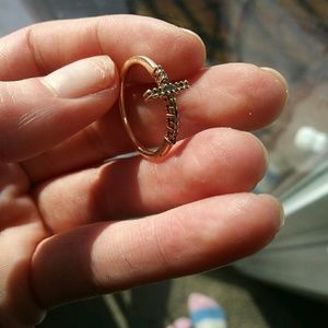 18k gold ring  (rose gold)